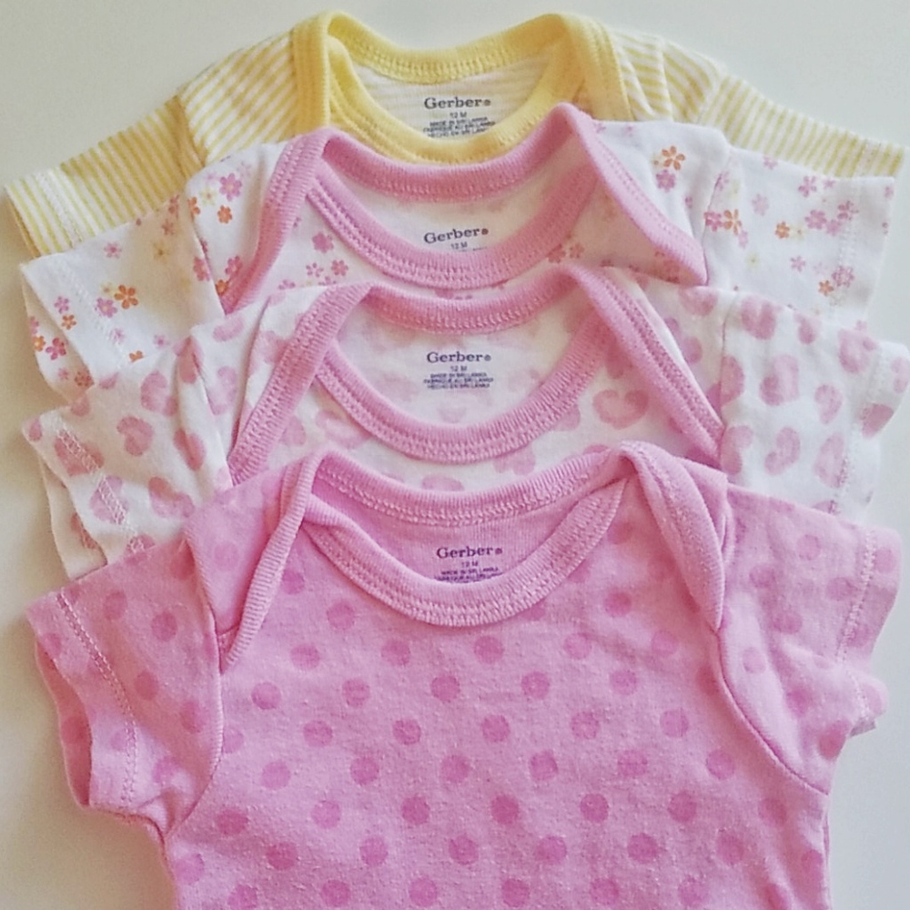 Like-new Gerber onesie set, 12m